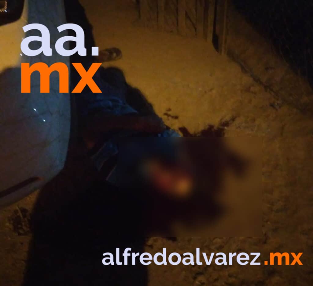 SUJETOS ASESINAN CON 'TIRO DE GRACIA' A JOVEN