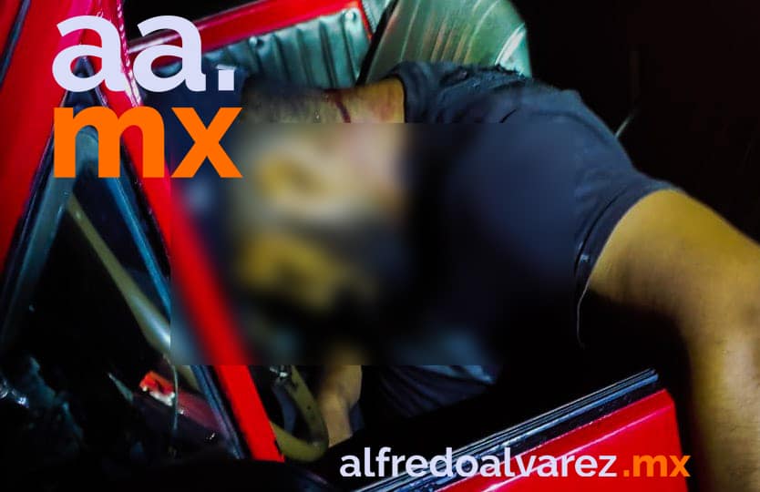 ACRIBILLAN A HOMBRE A BORDO DE SU AUTO