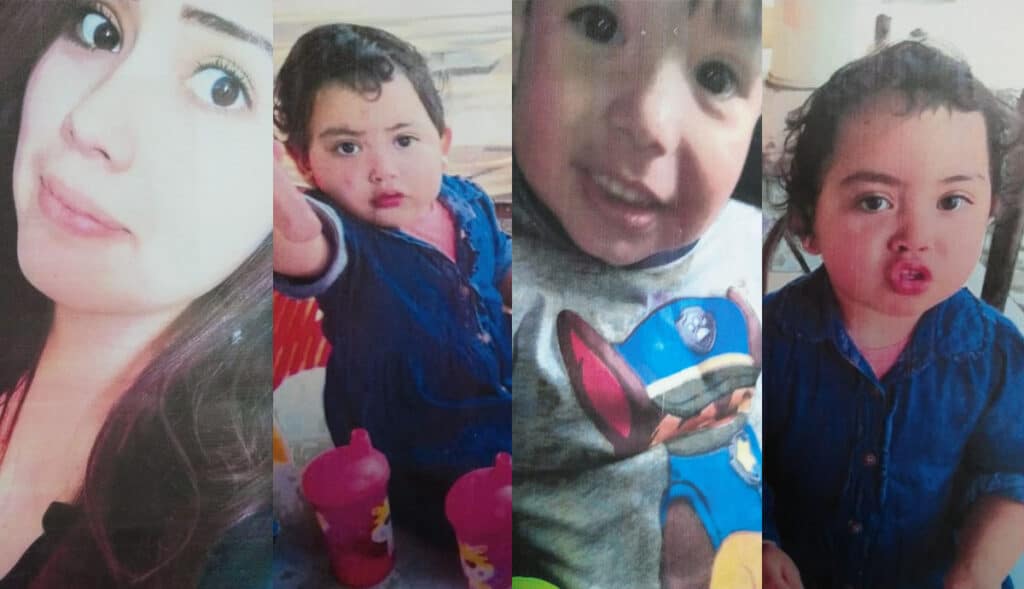 BUSCAN A WENDY BERMúDES Y A SUS TRES HIJOS BUSCAN A WENDY BERMúDES Y A SUS TRES HIJOS
