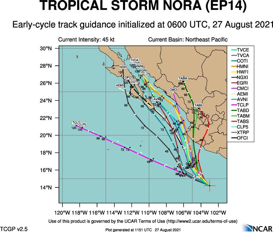 PROTECCIóN CIVIL MONITOREA FORMACIóN DE CICLóN TROPICAL NORA