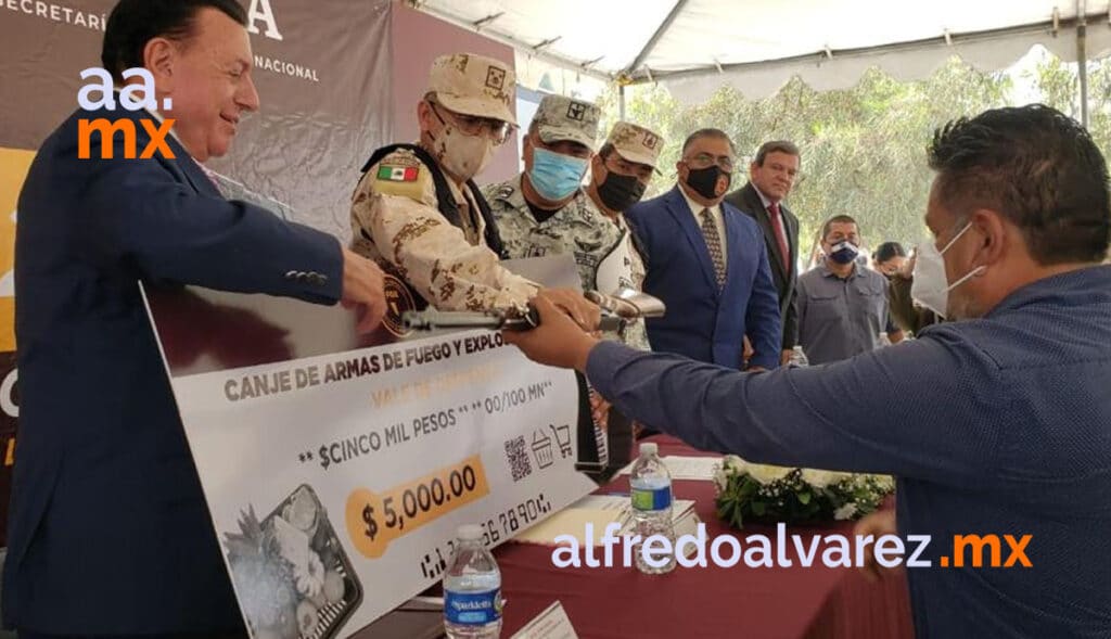 INICIA CANJE DE ARMAS DE FUEGO Y EXPLOSIVOS POR VALES