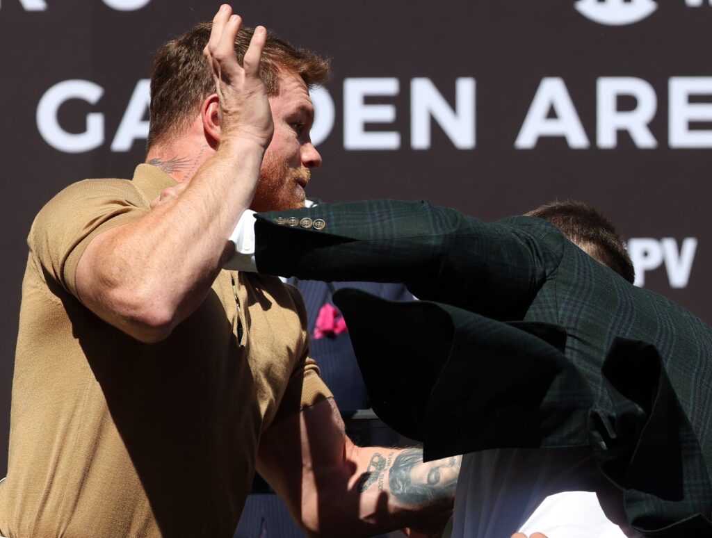 FOTOS: ASí LE QUEDó EL ROSTRO A CALEB PLANT FOTOS: ASí LE QUEDó EL ROSTRO A CALEB PLANT
