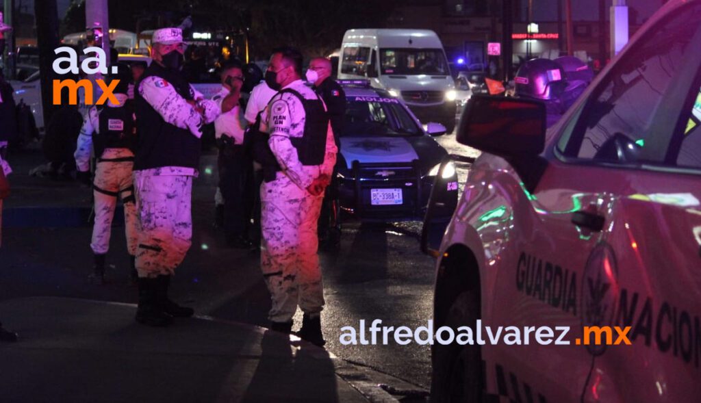 CHOCAN ELEMENTOS DE LA GUARDIA NACIONAL; HAY DOS CIVILES HERIDOS