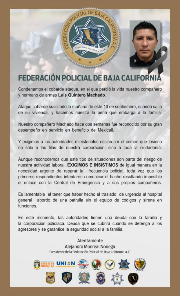 DENUNCIAN QUE FALLó FRECUENCIA POLICIAL PARA DENUNCIAR ATAQUE