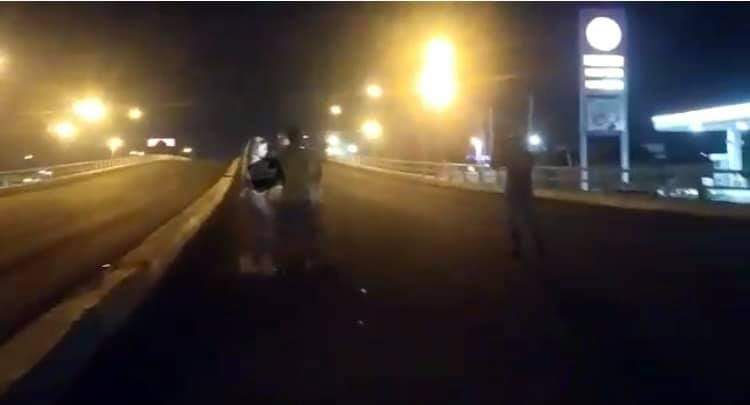 GRABAN VIDEO NOPOR EN PUENTE DE MEXICALI