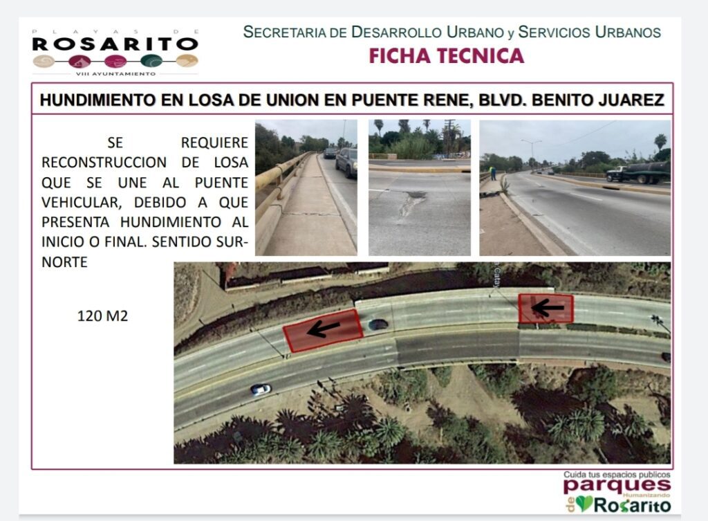 PIDEN EXTREMAR PRECAUCIONES POR REPARACIóN EN PUENTE RENé PIDEN EXTREMAR PRECAUCIONES POR REPARACIóN EN PUENTE RENé