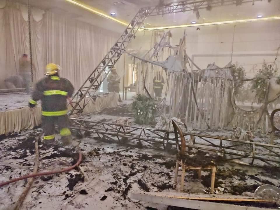 BODA TERMINA EN INCENDIO