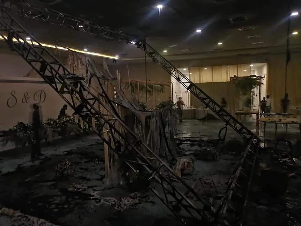 BODA TERMINA EN INCENDIO