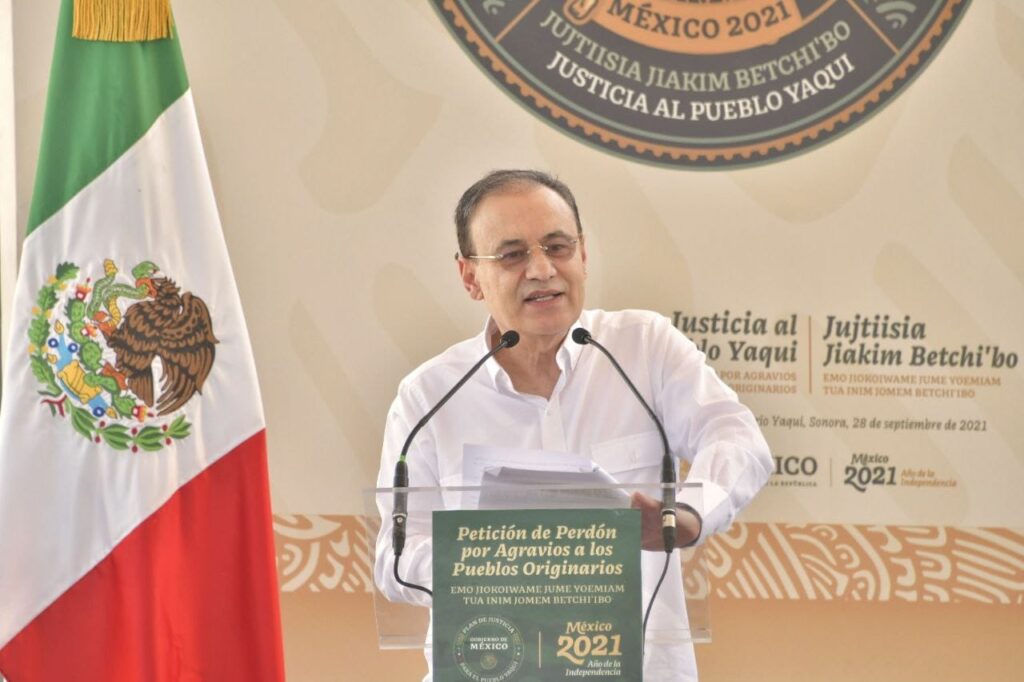 PERDóN, NO MáS INJUSTICIAS: DURAZO Y AMLO A PUEBLOS YAQUIS