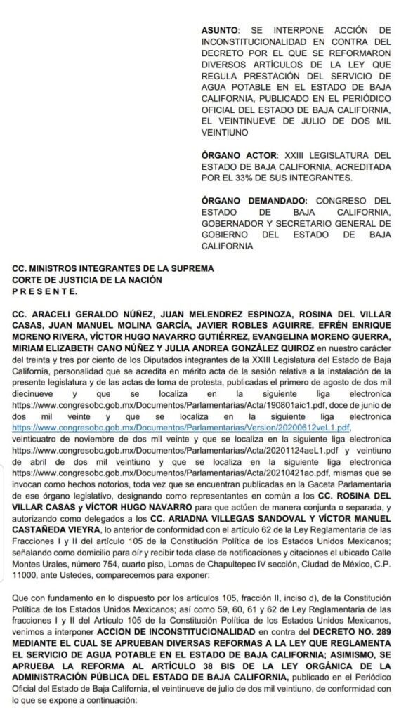 SCJN SUSPENDE TRANSFERIR ORGANISMOS DEL AGUA A MUNICIPIOS