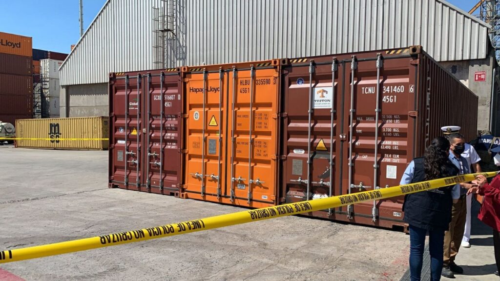 DECOMISAN KILOS DE COCAíNA EN CONTENEDOR