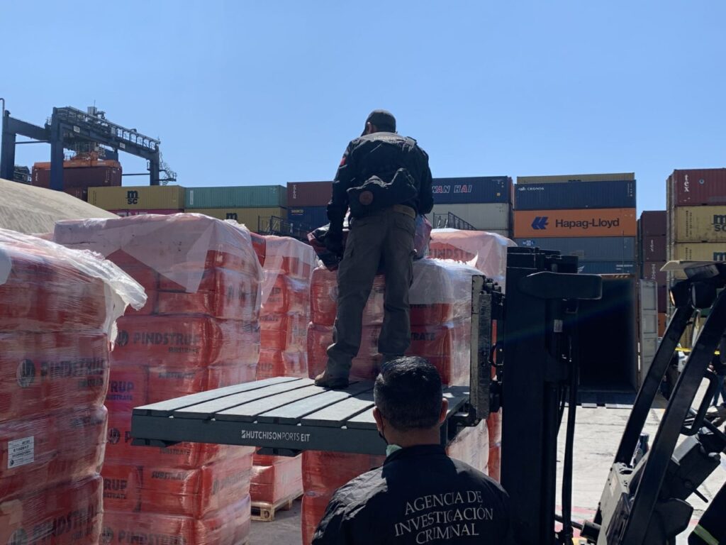 DECOMISAN KILOS DE COCAíNA EN CONTENEDOR