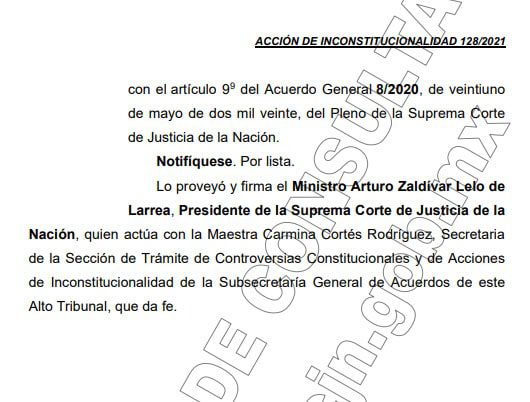 PRESIDENCIA DE MéXICO IMPUGNA MUNICIPALIZACIóN DEL AGUA EN BC