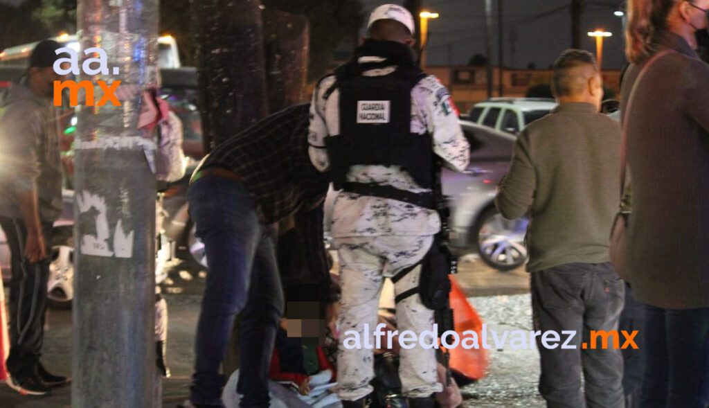 CHOCAN ELEMENTOS DE LA GUARDIA NACIONAL; HAY DOS CIVILES HERIDOS
