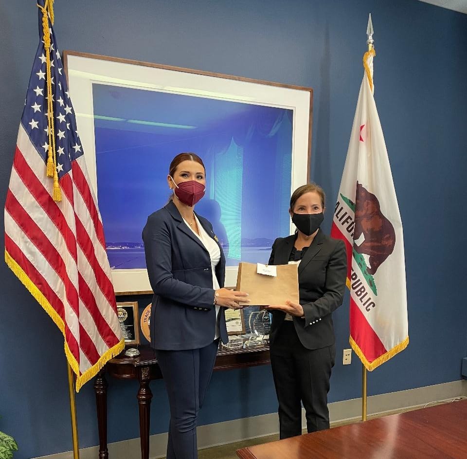 MARINA DEL PILAR CONCLUYE GIRA POR CALIFORNIA
