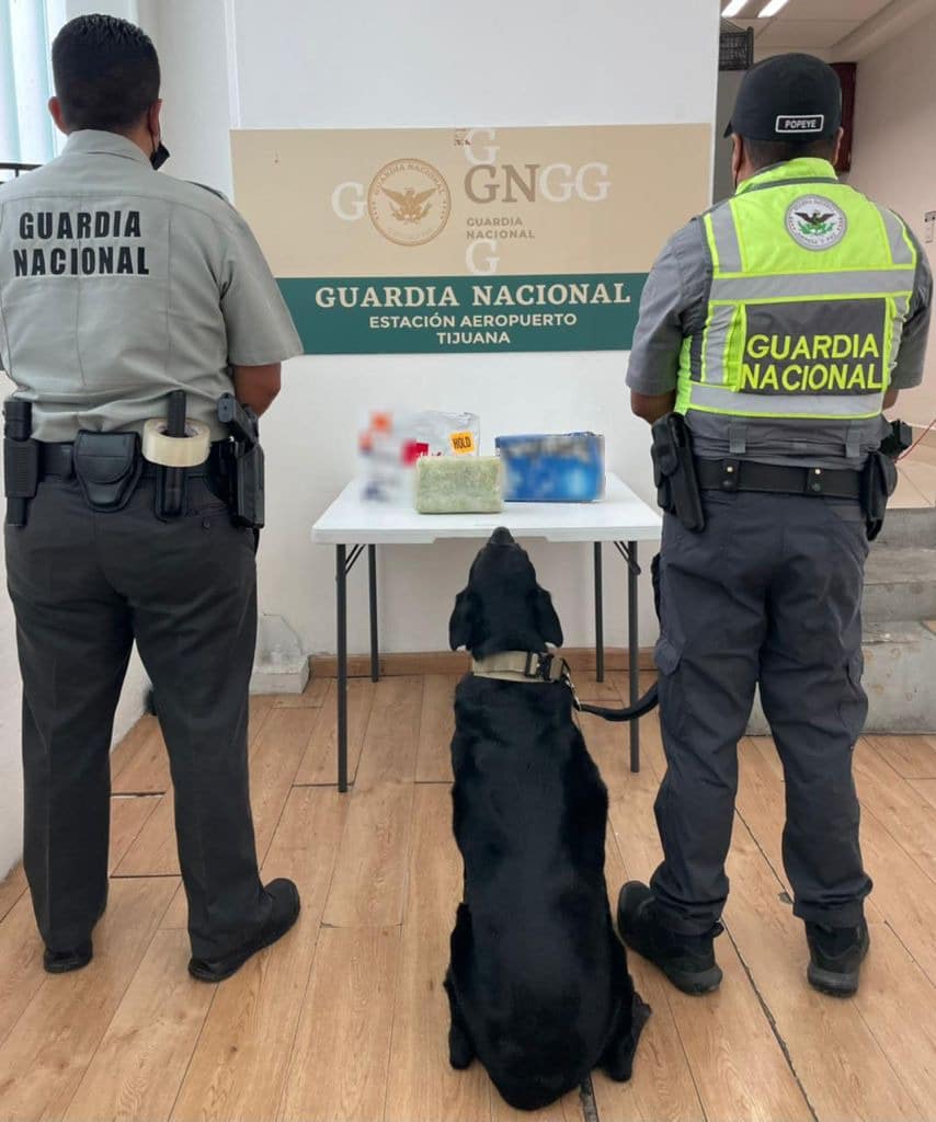 INTERCEPTAN PAQUETE DE DROGA QUE VENíA A TIJUANA