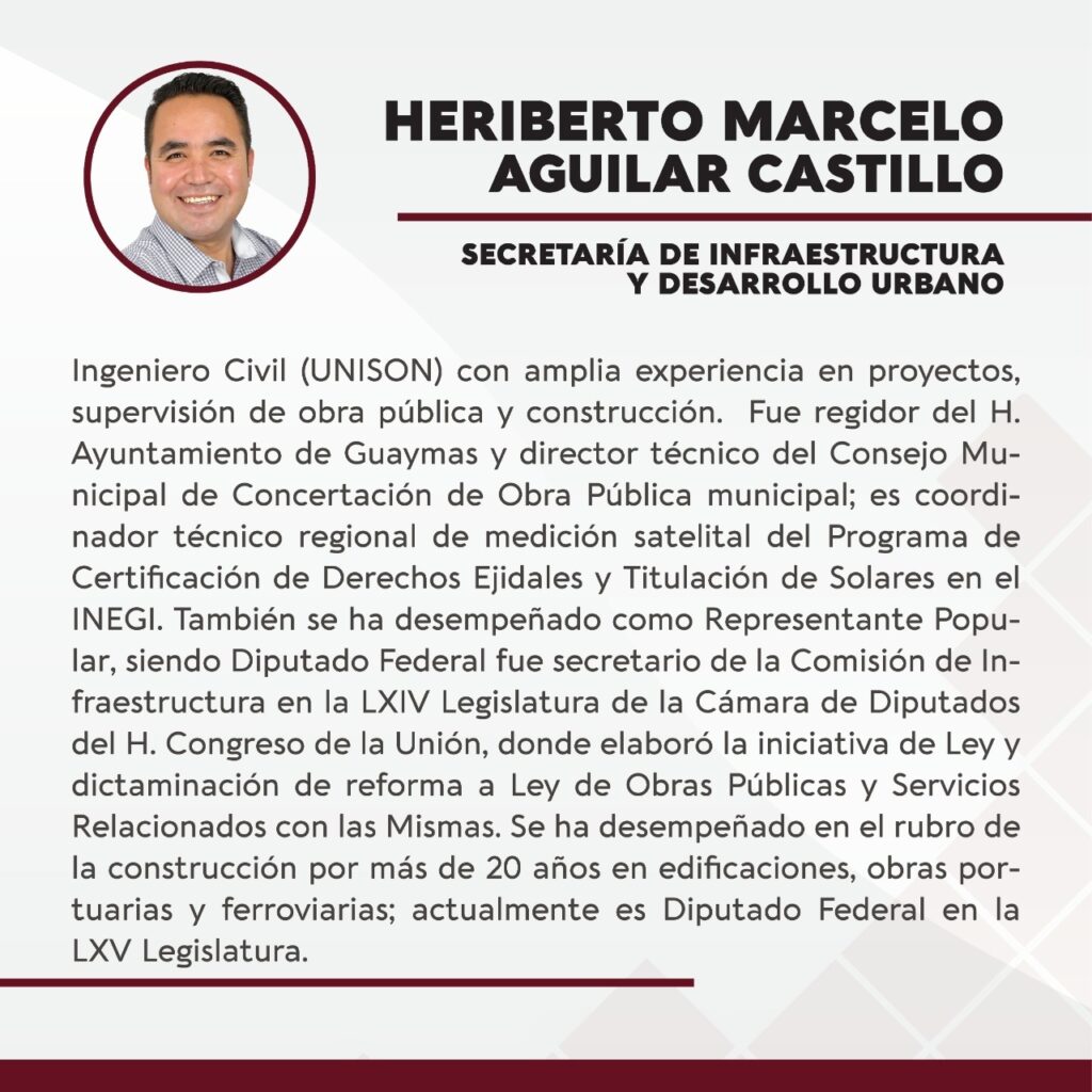 ALFONSO DURAZO DA A CONOCER A LOS INTEGRANTES DE SU GABINETE