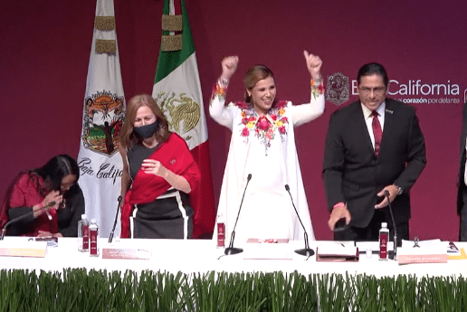 MARINA DEL PILAR ES LA PRIMERA MUJER GOBERNADORA DE BC