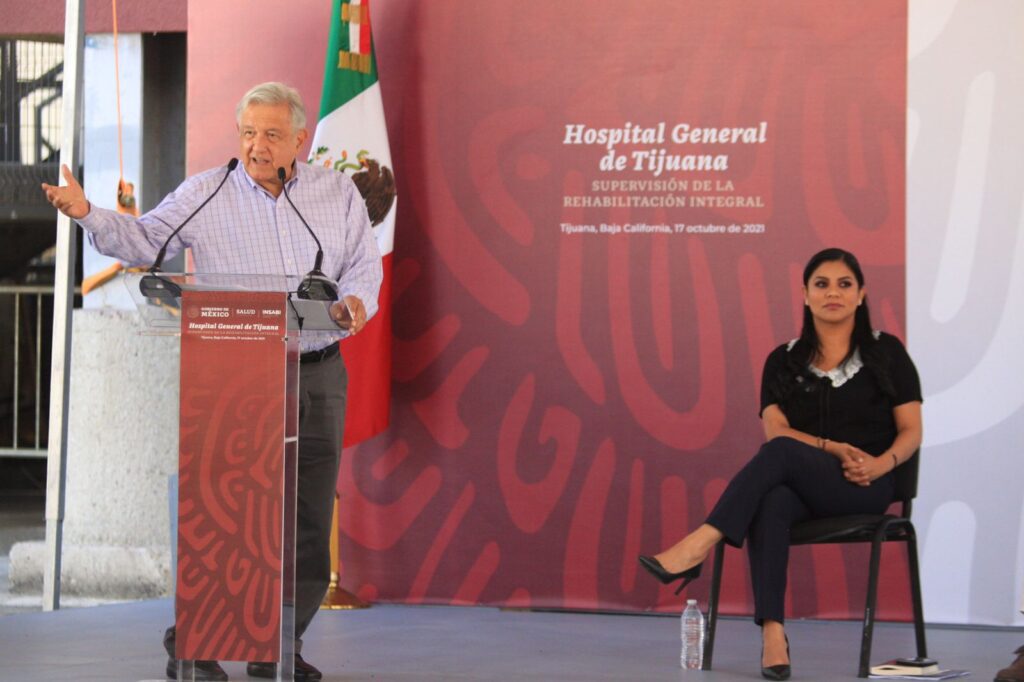AMLO ELOGIA A LA ALCALDESA DE TIJUANA, MONTSERRAT CABALLERO