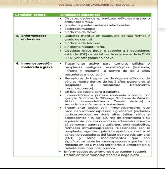 REANUDAN VACUNACIóN CONTRA COVID; ESTA SEMANA INICIARíAN CON MENORES