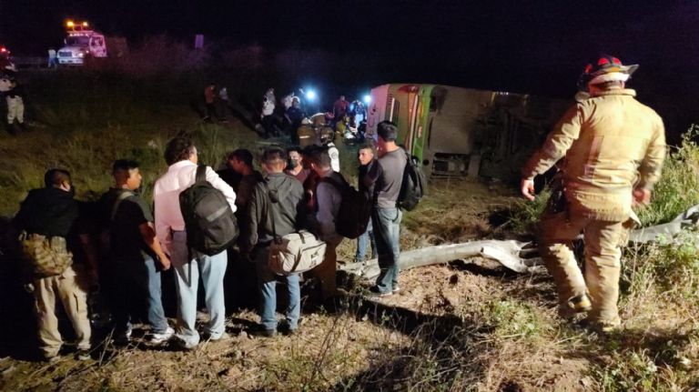 CAMIONAZO DE AUTOBúS QUE VENíA A SONORA Y TIJUANA