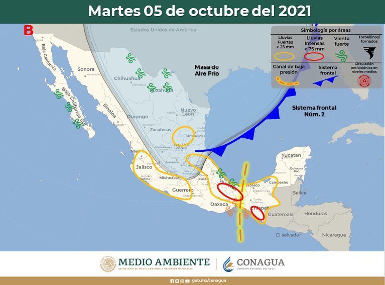 MáS LLUVIA Y POSIBLES HELADAS EN BC MáS LLUVIA Y POSIBLES HELADAS EN BC