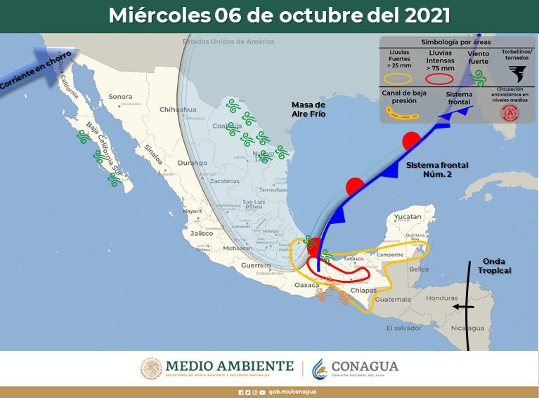 MáS LLUVIA Y POSIBLES HELADAS EN BC MáS LLUVIA Y POSIBLES HELADAS EN BC