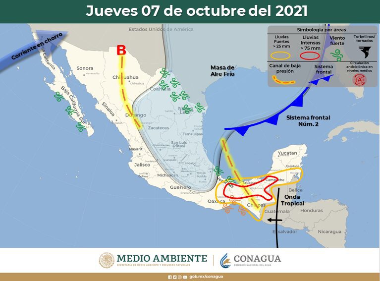 MáS LLUVIA Y POSIBLES HELADAS EN BC MáS LLUVIA Y POSIBLES HELADAS EN BC