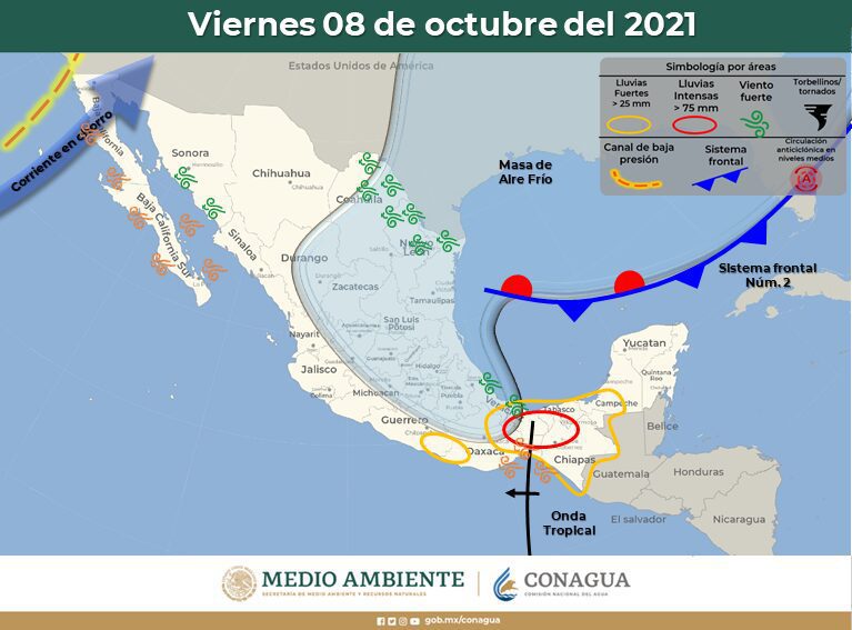 MáS LLUVIA Y POSIBLES HELADAS EN BC MáS LLUVIA Y POSIBLES HELADAS EN BC