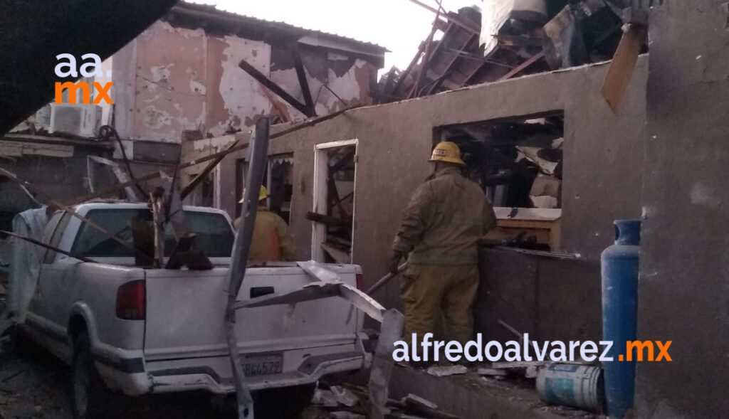 SUJETO EXPLOTA TANQUE DE GAS EN SU VIVIENDA