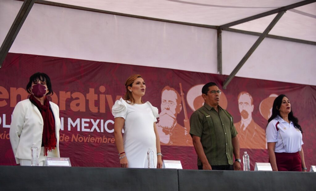 MARINA DEL PILAR ENCABEZA CONMEMORACIóN DE LA REVOLUCIóN MEXICANA MARINA DEL PILAR ENCABEZA CONMEMORACIóN DE LA REVOLUCIóN MEXICANA