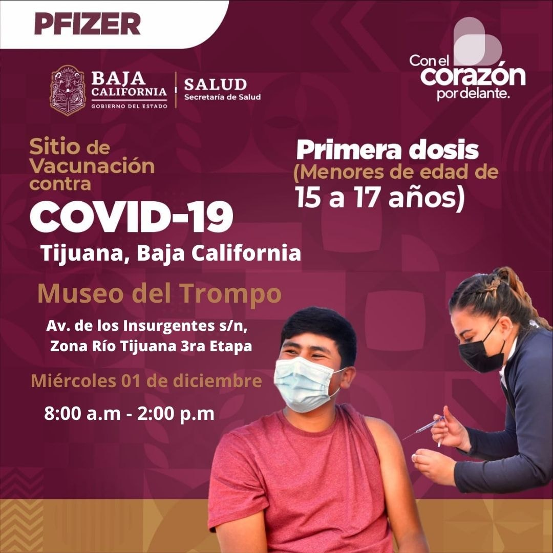 SIGUE VACUNACIóN PARA MENORES DE EDAD Y ADULTOS