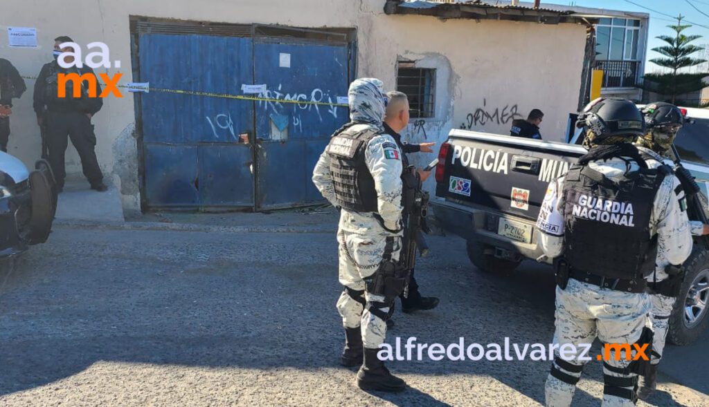 RESGUARDAN VIVIENDA DONDE DESCUARTIZABAN CUERPOS