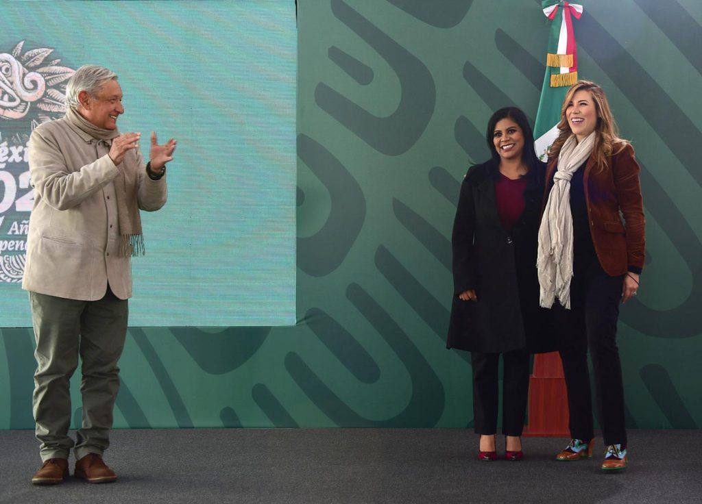AMLO A FAVOR DE LA SSPE PROPUESTA POR MARINA DEL PILAR
