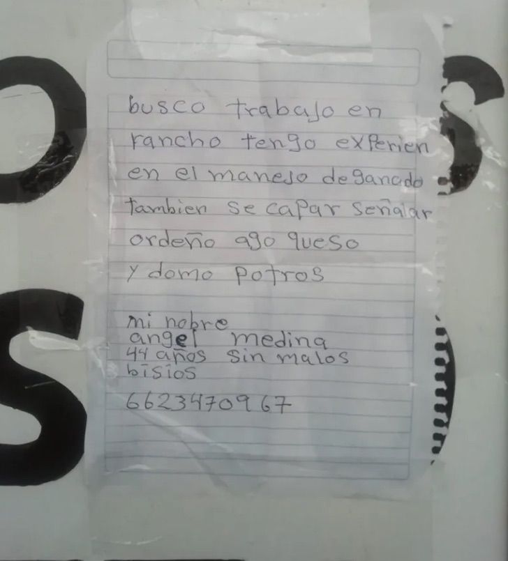 HIZO A MANO SU CURRíCULUM Y LE LLUEVEN EMPLEOS