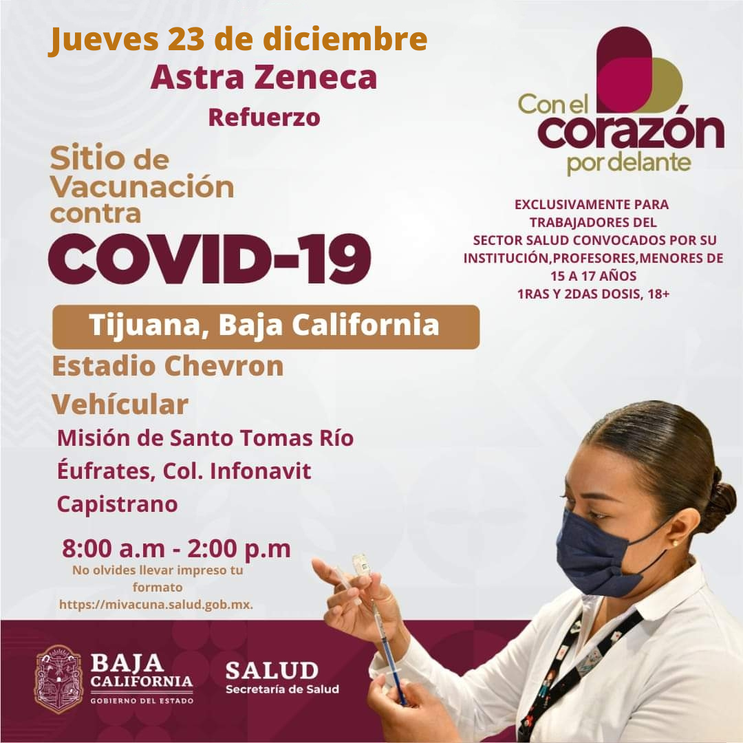JORNADA DE VACUNACIóN COVID-19 SIGUE EN BC