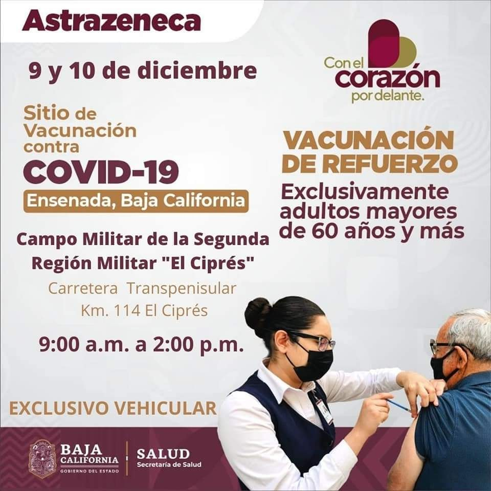 CONTINúA VACUNACIóN PARA ABUELITOS, MAYORES DE 18 Y ADOLESCENTES