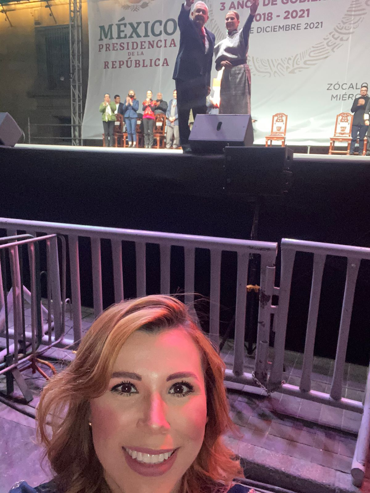 CELEBRA MARINA DEL PILAR PRIMEROS TRES AñOS DE AMLO COMO PRESIDENTE