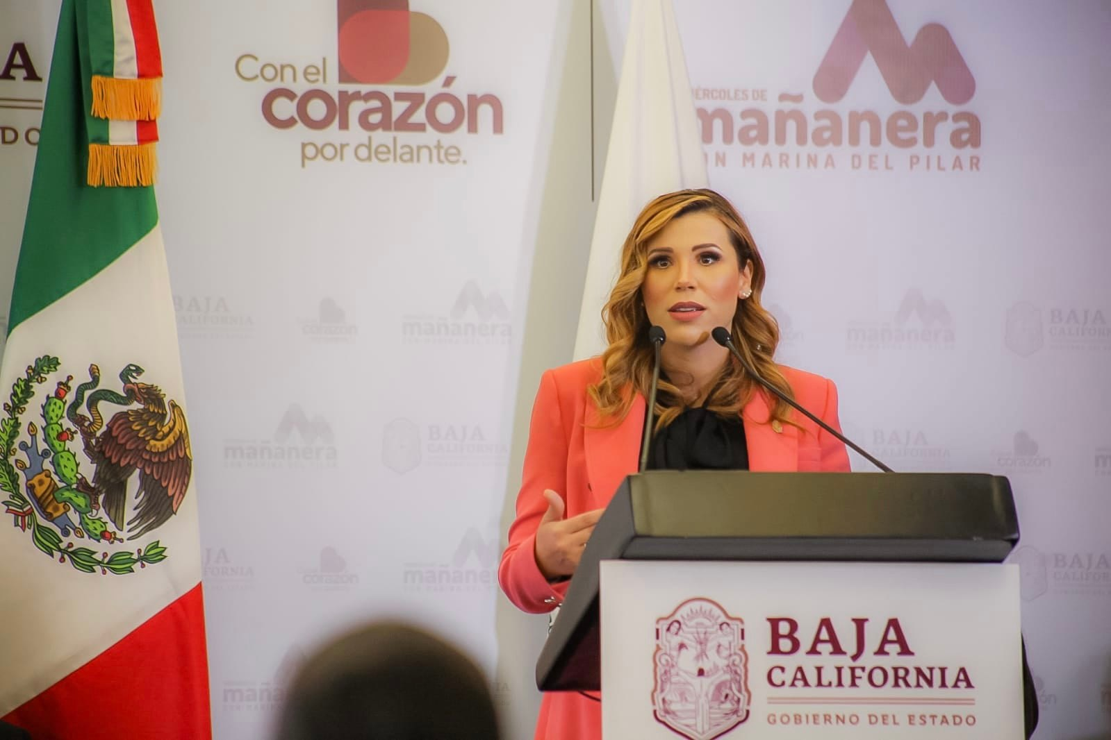 PRESENTA MARINA DEL PILAR PLAN DE OBRAS DE BC PARA 2022