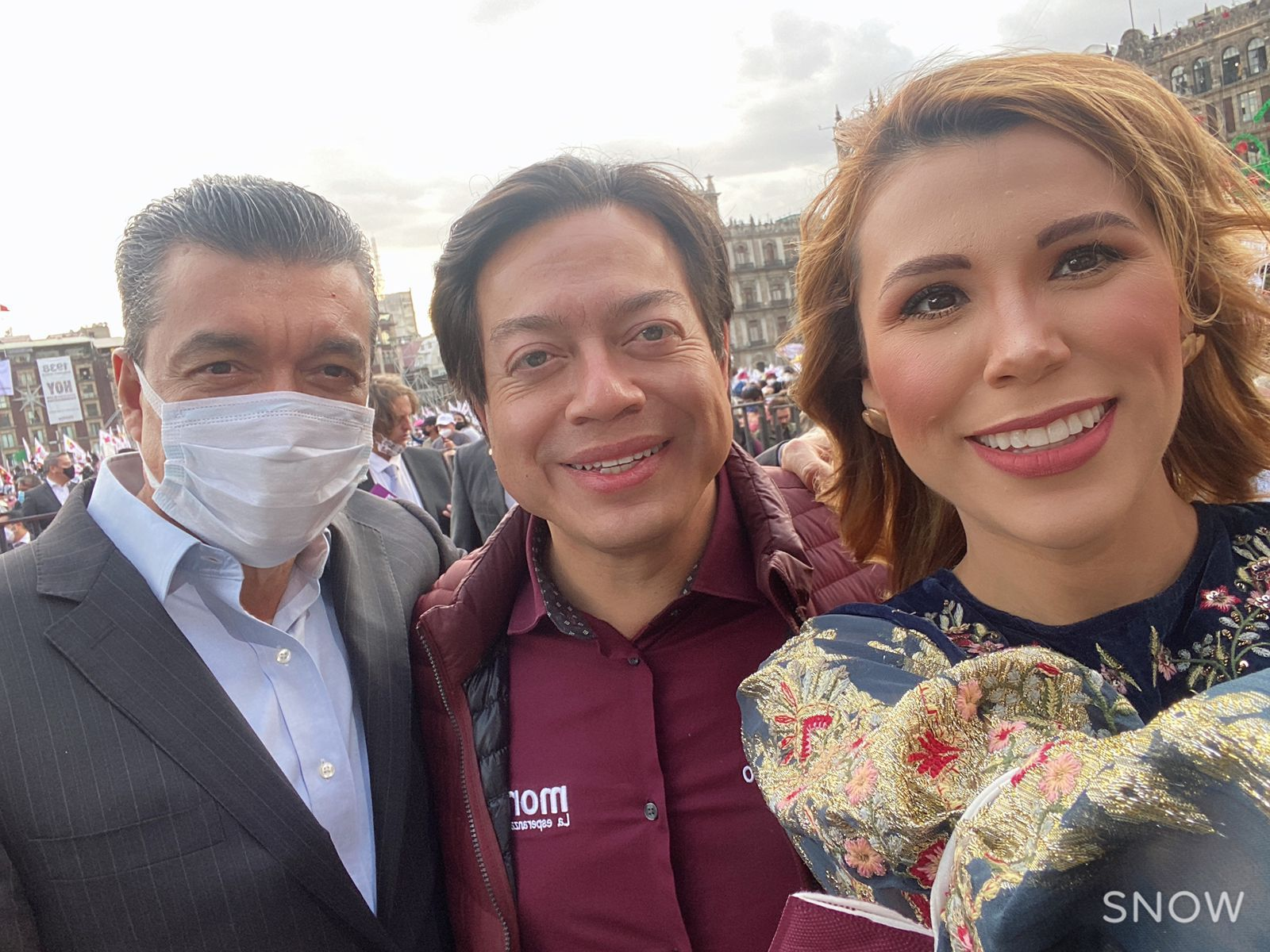 CELEBRA MARINA DEL PILAR PRIMEROS TRES AñOS DE AMLO COMO PRESIDENTE
