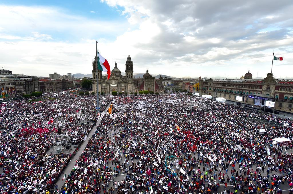 CELEBRA MARINA DEL PILAR PRIMEROS TRES AñOS DE AMLO COMO PRESIDENTE