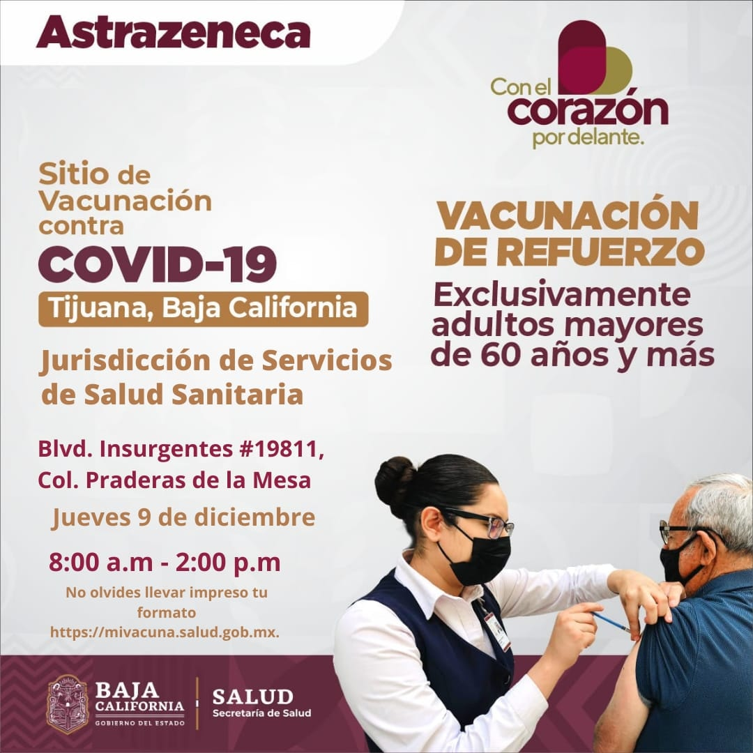 CONTINúA VACUNACIóN PARA ABUELITOS, MAYORES DE 18 Y ADOLESCENTES