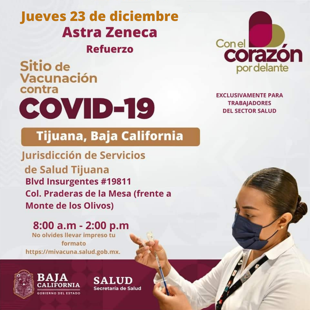JORNADA DE VACUNACIóN COVID-19 SIGUE EN BC