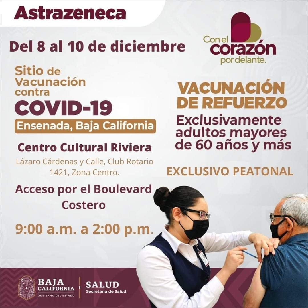 ARRANCA REFUERZO COVID-19 PARA ADULTOS MAYORES EN BC