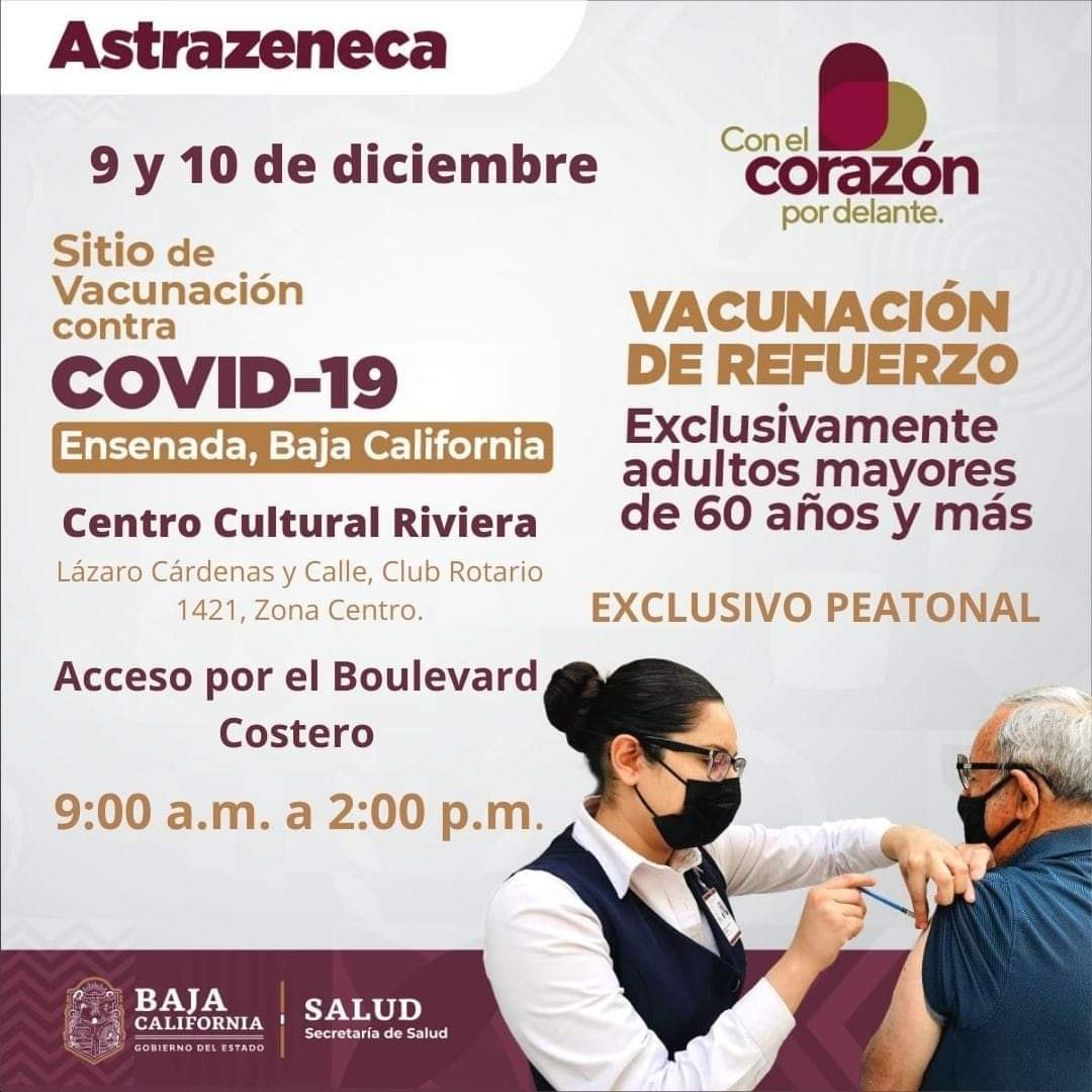 CONTINúA VACUNACIóN PARA ABUELITOS, MAYORES DE 18 Y ADOLESCENTES