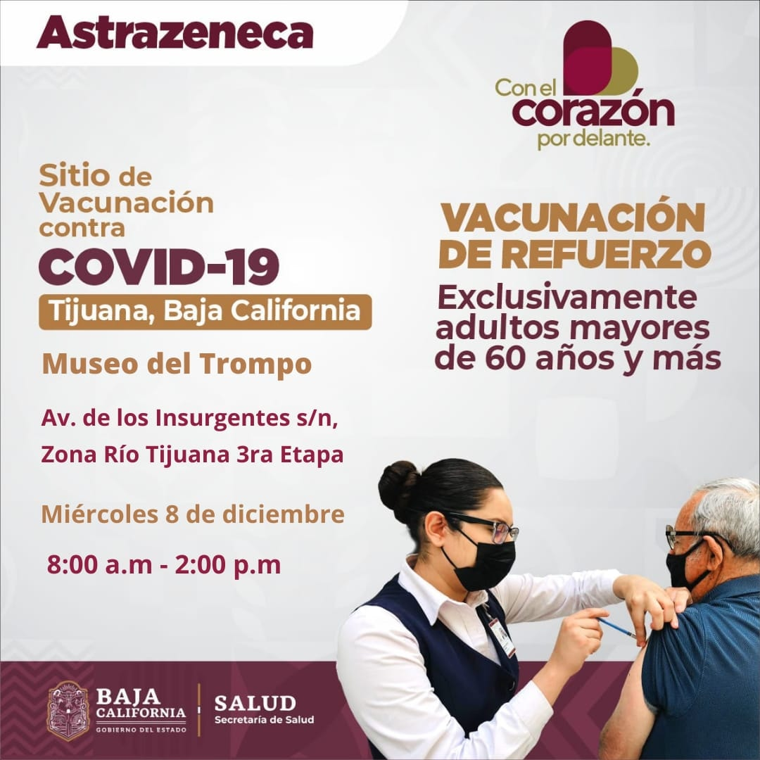 ARRANCA REFUERZO COVID-19 PARA ADULTOS MAYORES EN BC