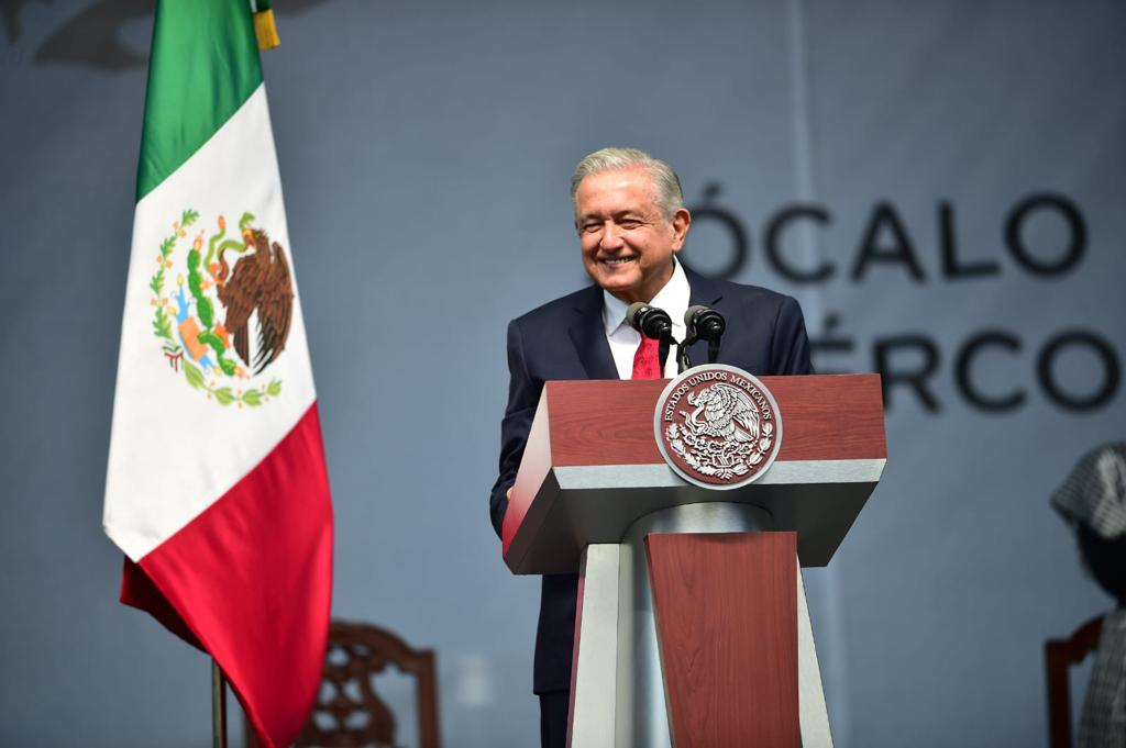 CELEBRA MARINA DEL PILAR PRIMEROS TRES AñOS DE AMLO COMO PRESIDENTE