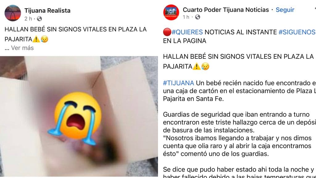 FALSO SUPUESTO BEBé ENCONTRADO MUERTO EN PLAZA LA PAJARITA