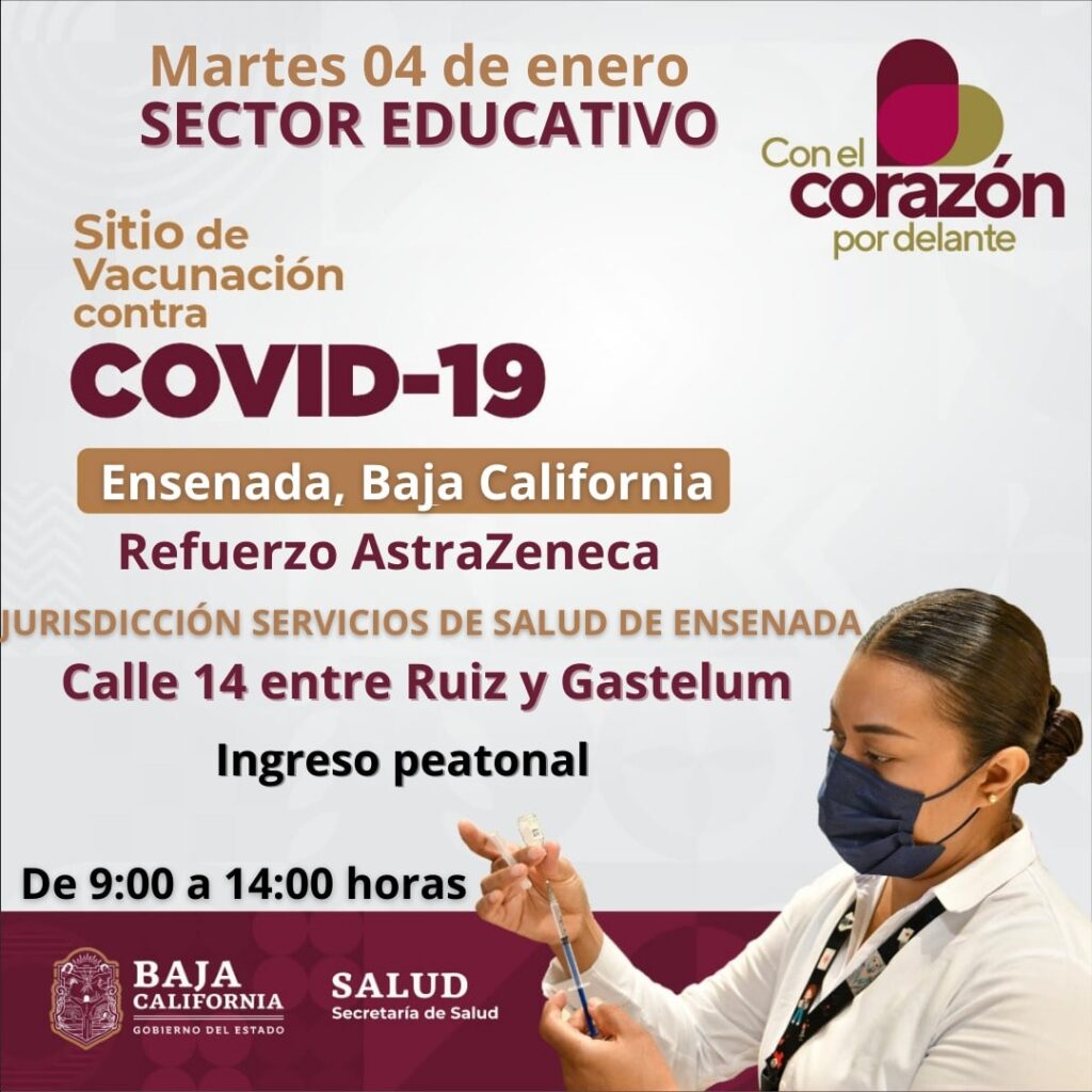 PUNTOS DE VACUNACIóN COVID-19 EN TIJUANA, MEXICALI Y ENSENADA PUNTOS DE VACUNACIóN COVID-19 EN TIJUANA, MEXICALI Y ENSENADA