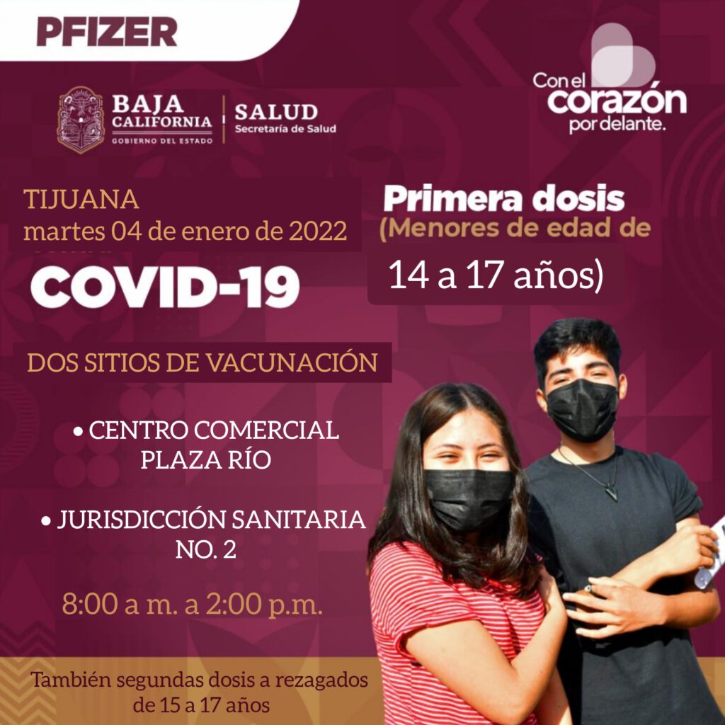 PUNTOS DE VACUNACIóN COVID-19 EN TIJUANA, MEXICALI Y ENSENADA PUNTOS DE VACUNACIóN COVID-19 EN TIJUANA, MEXICALI Y ENSENADA